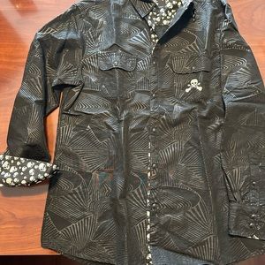 Rock Roll-n-Soul Dress Shirt, Like New, SZ: L